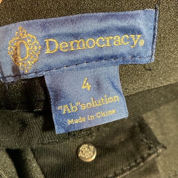 Democracy Absolution Itty Bitty Boot Black Jeans  - SZ 8 Tall - NWT - Picture 8 of 9